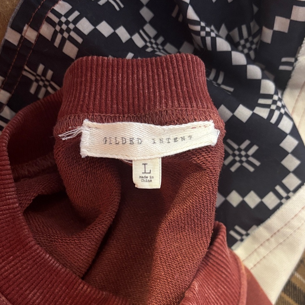 Gilded Intent Patchwork Women’s Pullover - Multic… - image 7